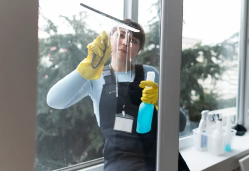Nettoyage de vitres intérieures et extérieures à Saint-Hilaire-les-Courbes